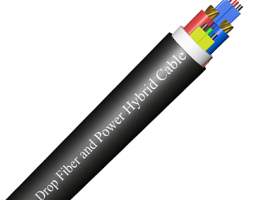 Indoor Drop Fiber and Power Hybrid Cable
