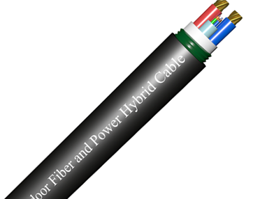 Outdoor Fiber and Power Hybrid Cable(GDTS)